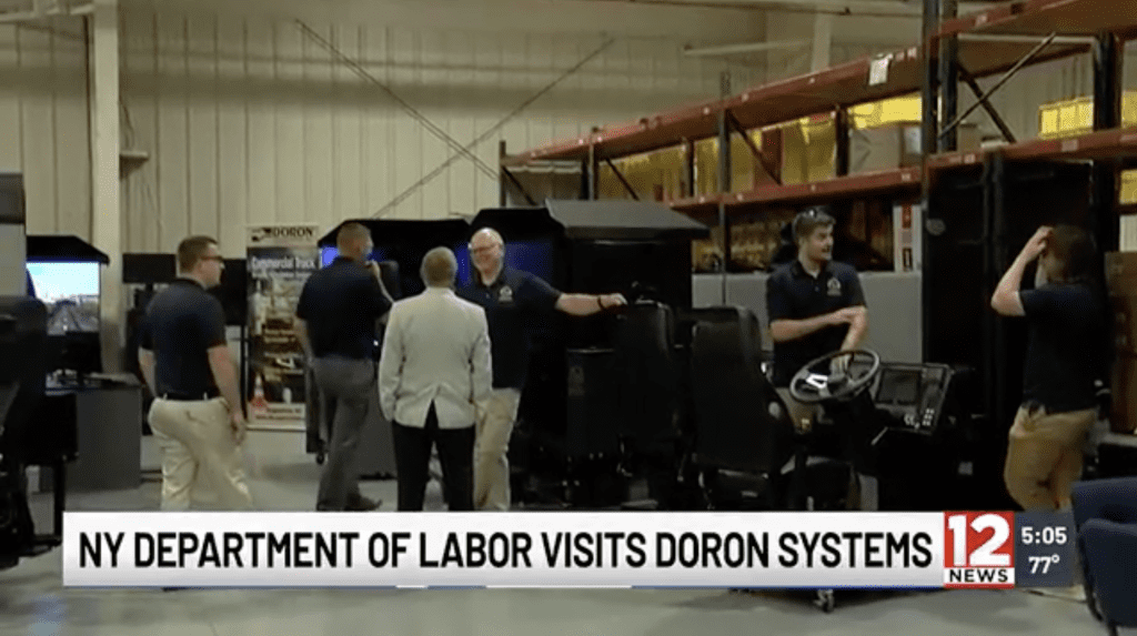 New York Department Of Labor Visits Doron Precision Systems, Inc.